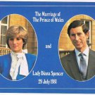 United Kingdom UK Postcard Royalty Marriage of Diana & Prince Charles