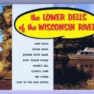 Wisconsin Postcard Booklet RPPC Wisconsin River Lower Dells 20 Cards