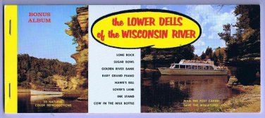 Wisconsin Postcard Booklet RPPC Wisconsin River Lower Dells 20 Cards