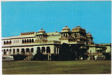 Postcard Ram Bagh Palace Hotel Jaipur India