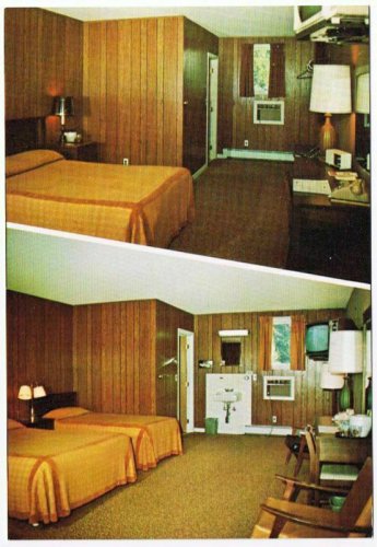 Brunswick Maine Postcard Interstate Oasis Motel US Route 1 I-95