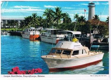 The Bahamas Postcard Freeport Lucayan Beach Marina