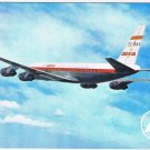 Spain Postcard Iberia Airlines Jet Douglas DC-8 Turbofan
