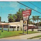 Florida Postcard Vero Beach Coral Motel