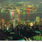 Hong Kong Postcard Hong Kong At Night Million Lights Aglow