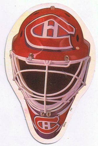 NHL PVI Die Cut Goalie Card Montreal Canadiens