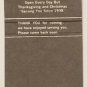 Matchbook Cover Caesars Restaurant Wind Gap Pennsylvania