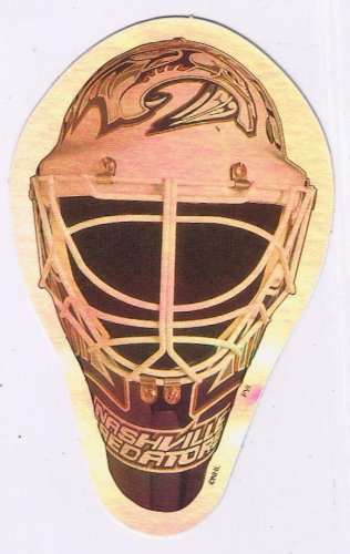 NHL PVI Die Cut Goalie Card Nashville Predators