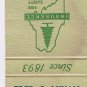 Matchbook Cover Fred C Lynam Insurance Bar Harbor Maine