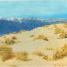 California Postcard Sand Dunes and Snow Capped Mountains