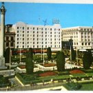 California Postcard San Francisco Hotel Plaza