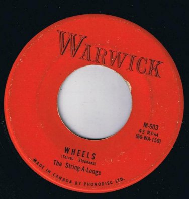 The String-A-Longs Wheels 45 rpm Am I Asking Too Much Canadian Pressing