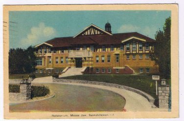 Saskatchewan Postcard Natatorium Moose Jaw