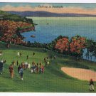 Bermuda Caribbean Island Postcard Golfing In Bermuda