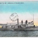 Postcard The Flyer Arriving At Polson Montana