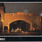 Postcard St Jean's Gate At Night Quebec City Quebec