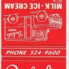 Matchbook Cover Bechtel's Dairy & Restaurant Lewisburg Pennsylvania