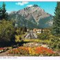 Alberta Postcard Banff Cascade Mountain From Rock Garden