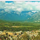 Alberta Postcard Townsite Banff From Tunnel Mountain
