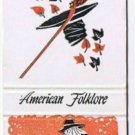 RIP VAN WINKLE Orange Matchbook Cover AMERICAN FOLKLORE Match Book Diamond