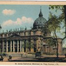Postcard St James Cathedral Montreal Quebec By Thomas Farmer