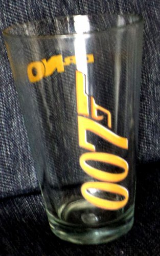 James Bond 007 Dr No Gun Logo Drinking Beer Glass
