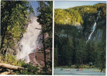 British Columbia Postcard Shannon Falls Vancouver Squamish Highway