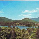 New York Postcard Lake Placid Club & Mirror Lake Adirondocks