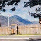 British Columbia BC Postcard Kamloops Riverside Park Fort Kamloops