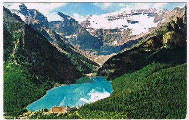 Alberta Postcard Banff Chateau Lake Louise Jewel Of The Canadian Rockies