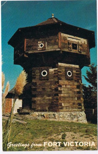 British Columbia BC Postcard Fort Victoria