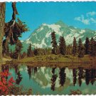 Saskatchewan Postcard Mt Baker National Forest Me Shuksan From Heather Meadow