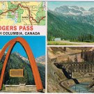 British Columbia Postcard Rogers Pass Multi View