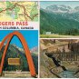 British Columbia Postcard Rogers Pass Multi View