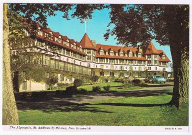 New Brunswick Postcard Algonquin St Andrews By The Sea On Passamaquoddy Bay