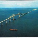 Florida Postcard Sunshine Skyway Between Pinellas Manatee & Sarasota Counties