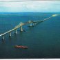 Florida Postcard Sunshine Skyway Between Pinellas Manatee & Sarasota Counties