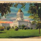 Manitoba Postcard Winnipeg Provincial Parliament Building