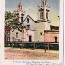 Postcard Church Of San Filipe Albuquerque New Mexico