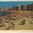 Uruguay Postcard Montevideo Pocitos Beach Umbrellas People