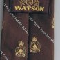 Royal Canadian Legion Necktie Brown Gold Watson