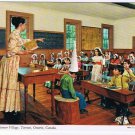 Ontario Postcard Toronto Black Creek Pioneer Village Dickson's Hill School