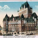 Postcard Chateau Frontenac & Champlain Monument Quebec City