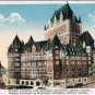 Postcard Chateau Frontenac & Champlain Monument Quebec City