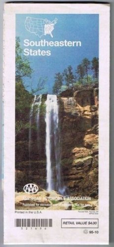American Automobile Association Roadmap Southeastern States 1996