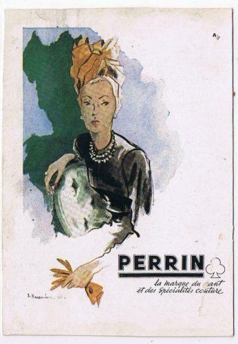 France Postcard Perrin Specialty Couture