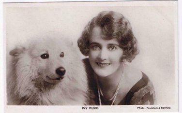 Celebrity Postcard RPPC Ivy Duke Original 1930s Long Acre American Actor