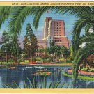 Postcard Elks Club From General Douglas MacArthur Park Los Angeles California