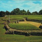 Postcard Roman Theatre Veru Lamium General View St Albans Abbey In Distance