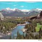 Alberta Postcard Bow Valley Canadian Rockies Tunnel Mountain Mount Rundle